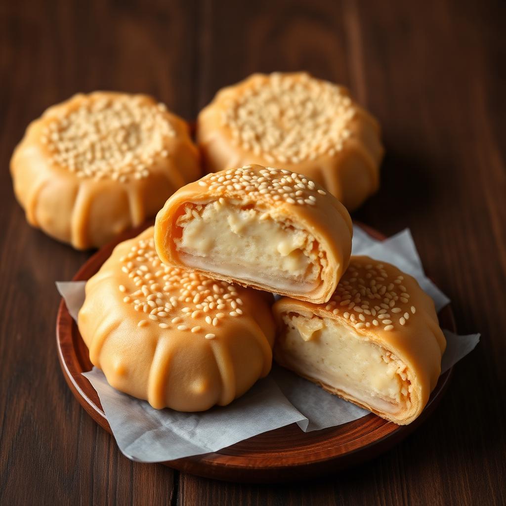 Lotus Seed Paste Cakes